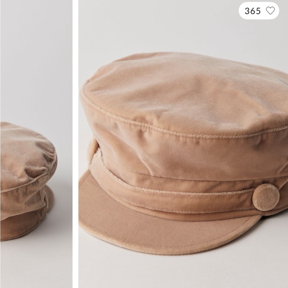 NWT Free People Velvet Cadet Hat - Picture 3 of 3